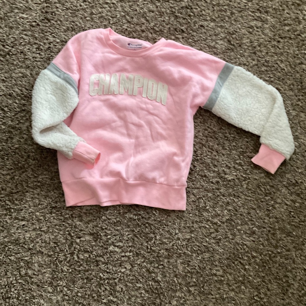 Pink champion crewneck